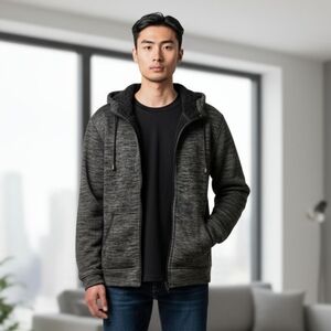 HFX Black and Gray Zip